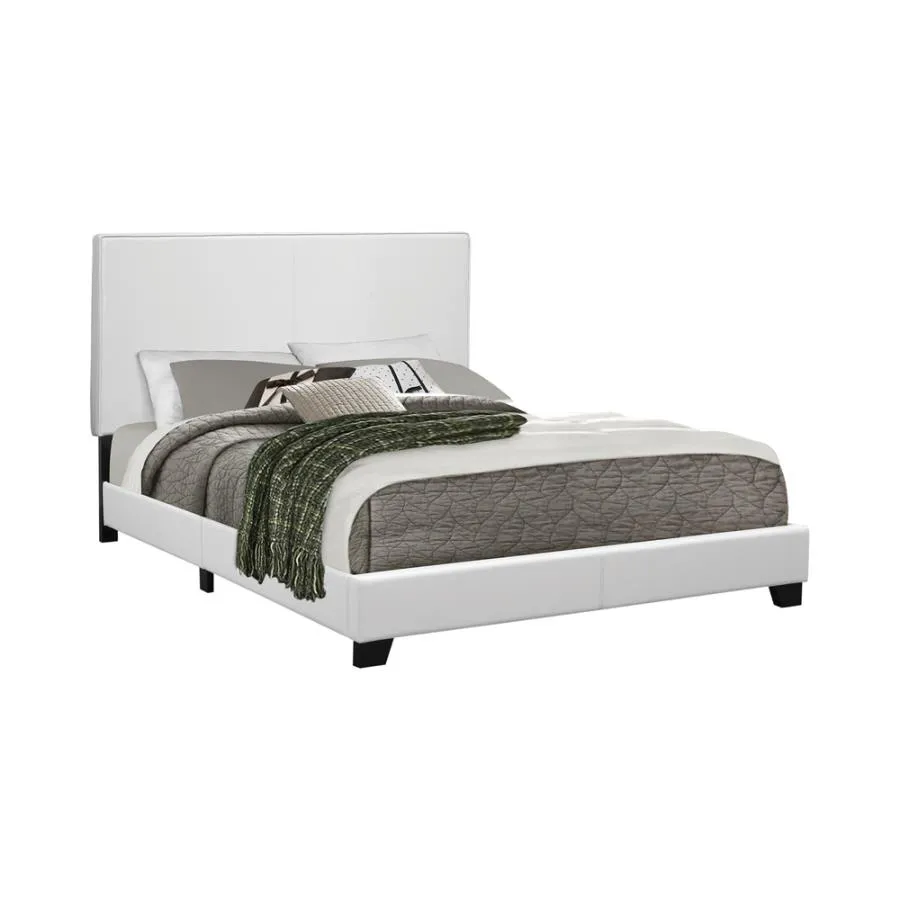 Alisa Twin Upholstered Bed White