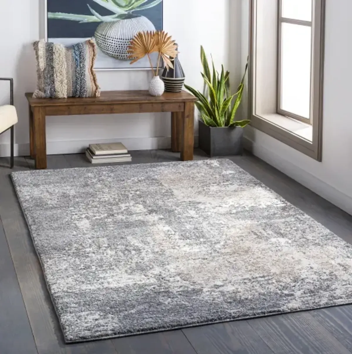 Andorra ARD-2302 6'7" x 9' Machine Woven Rug