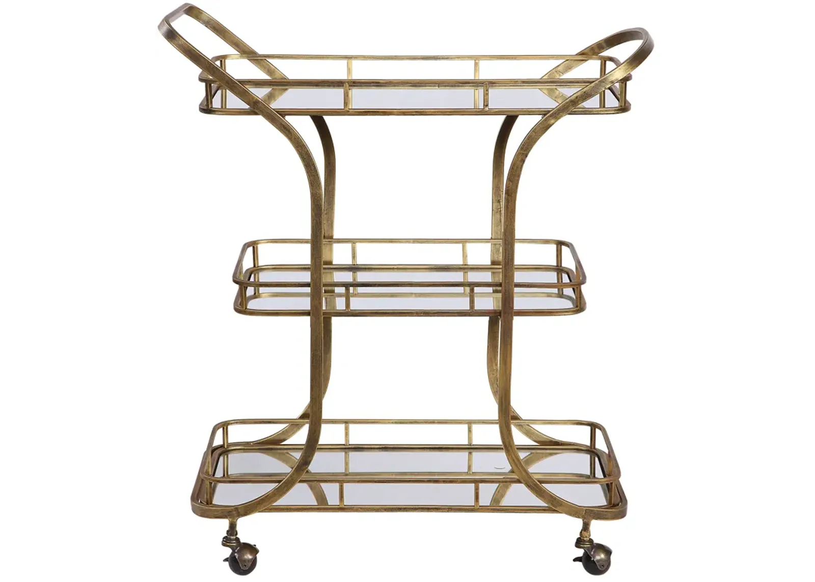 Stassi Gold Serving Cart