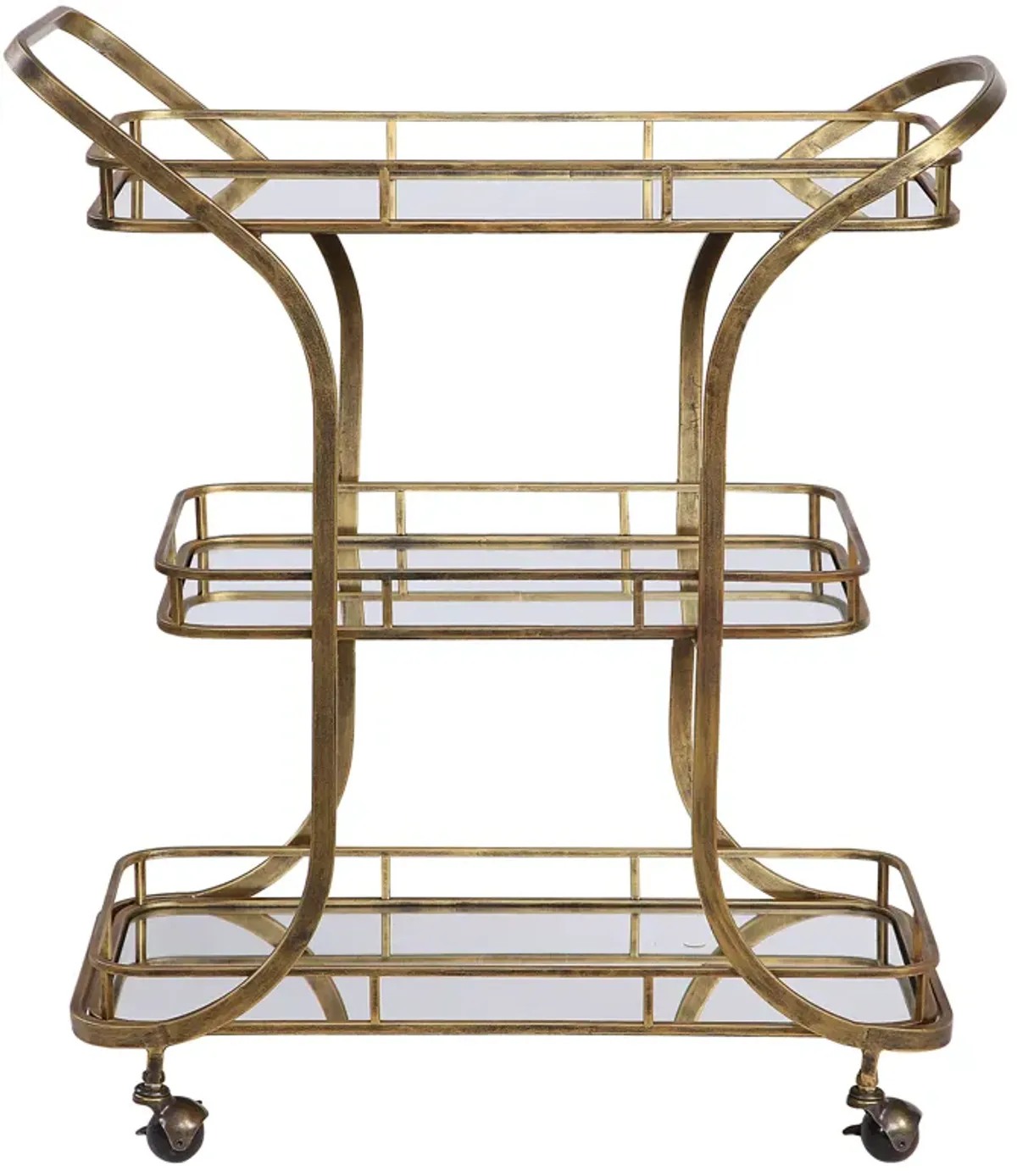 Stassi Gold Serving Cart