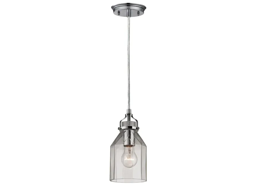 Danica 5" Wide 1-Light Mini Pendant - Polished Chrome