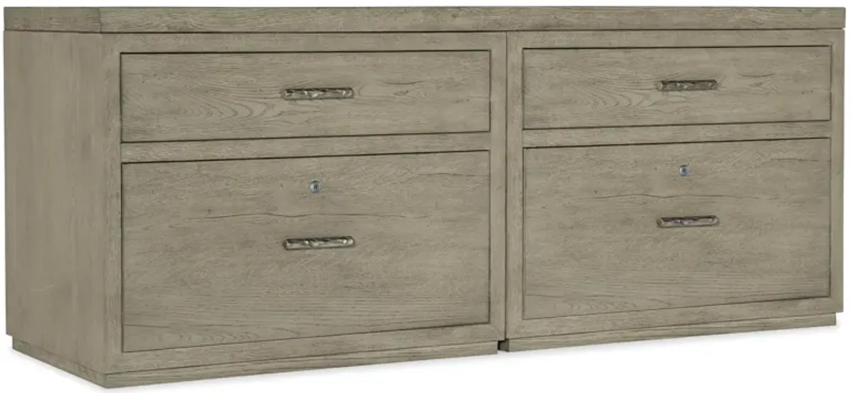 Linville Falls 72" Credenza with Two Lateral Files