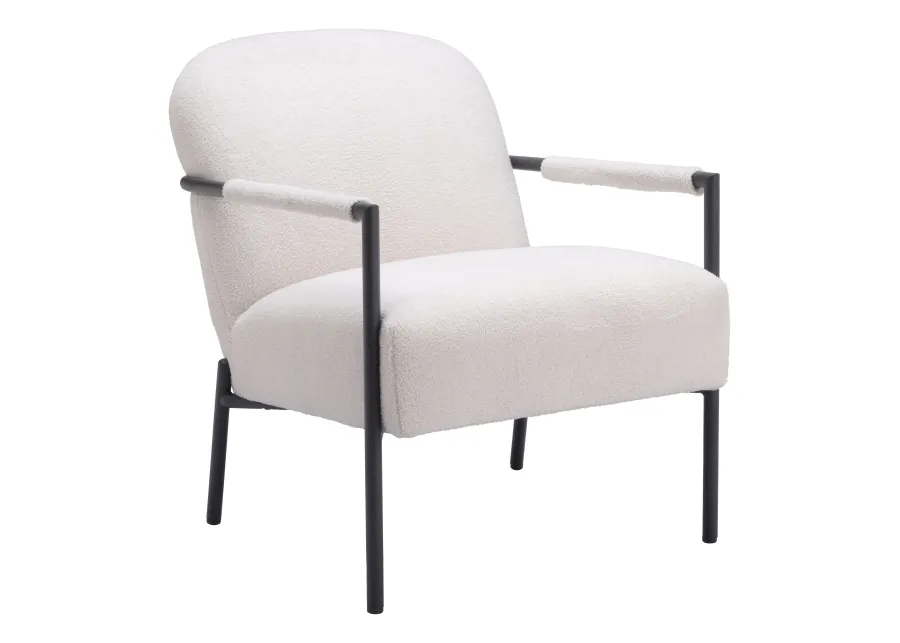 Chicago Accent Chair Ivory