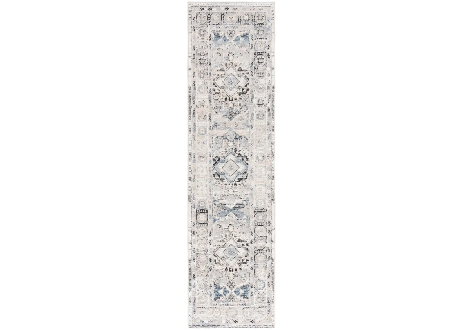 QUINCY 114 IVORY  2'-2' x 8' Runner Rug