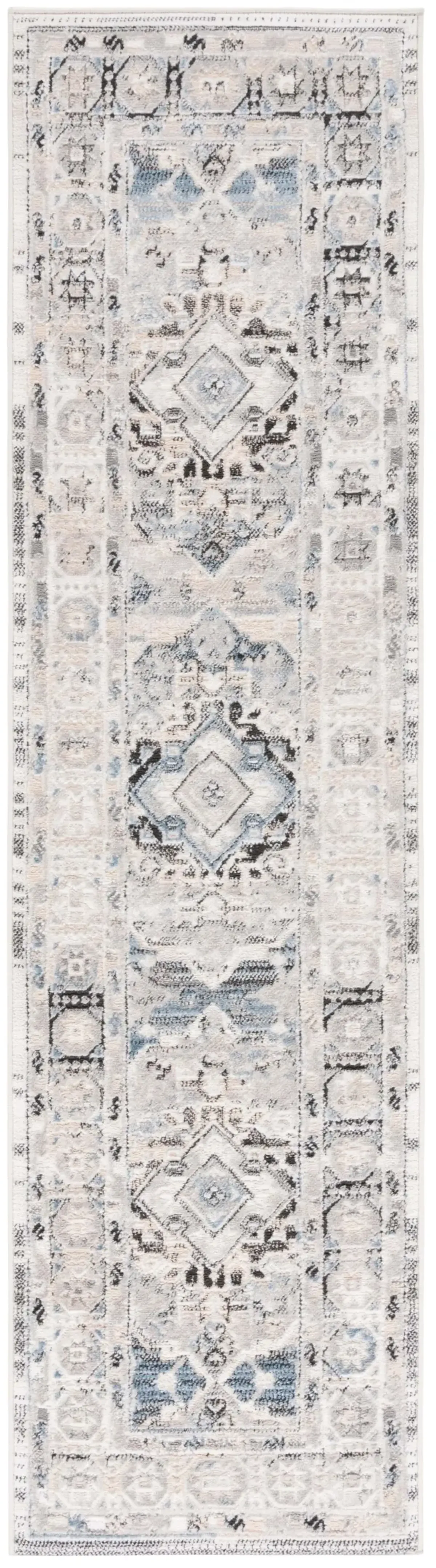 QUINCY 114 IVORY  2'-2' x 8' Runner Rug