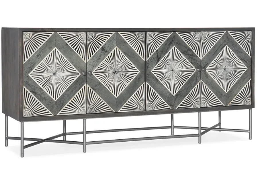 Melange Hawthorne Four Door Credenza