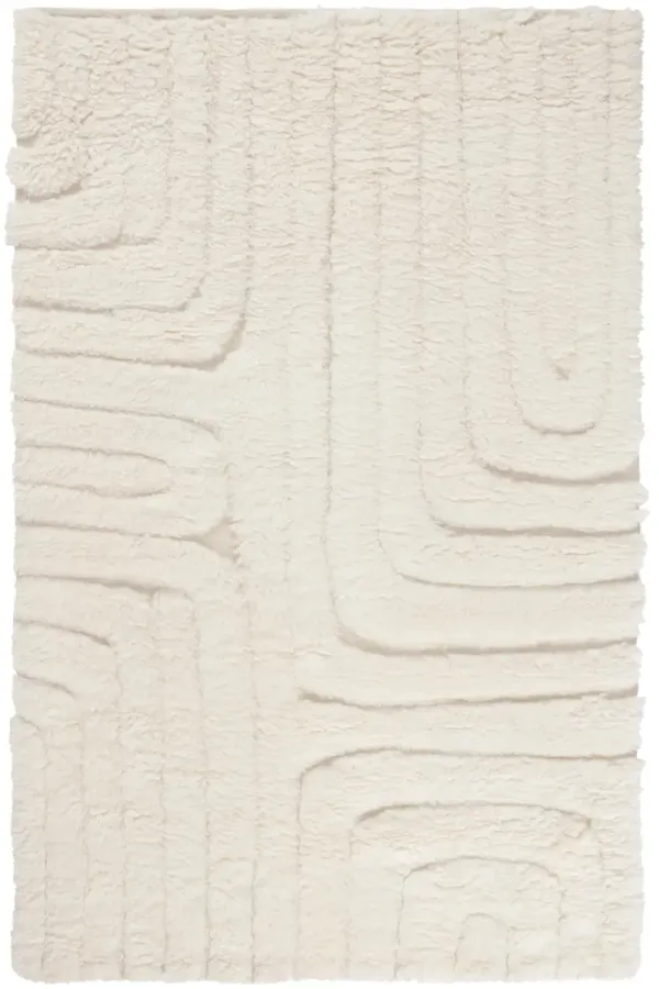 MANHATTAN 651 IVORY 5' x 8' Medium Rectangle Rug