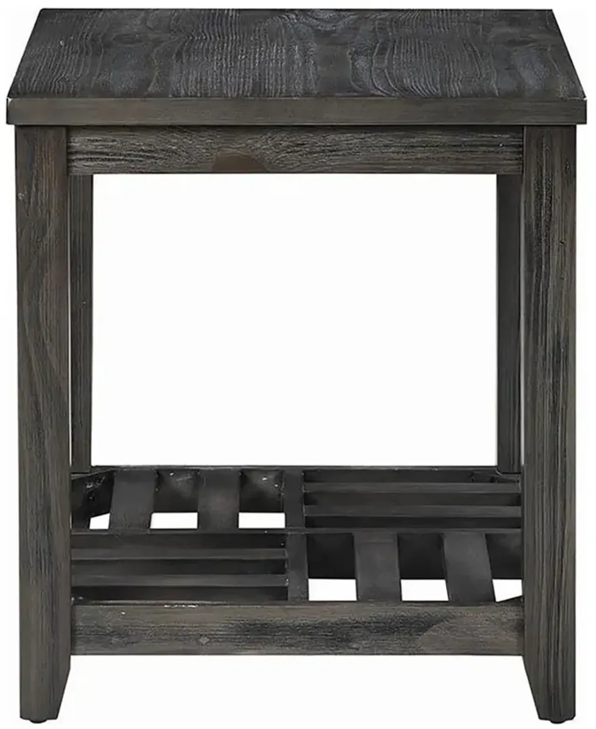 Cliffview 1-shelf Rectangular End Table Grey