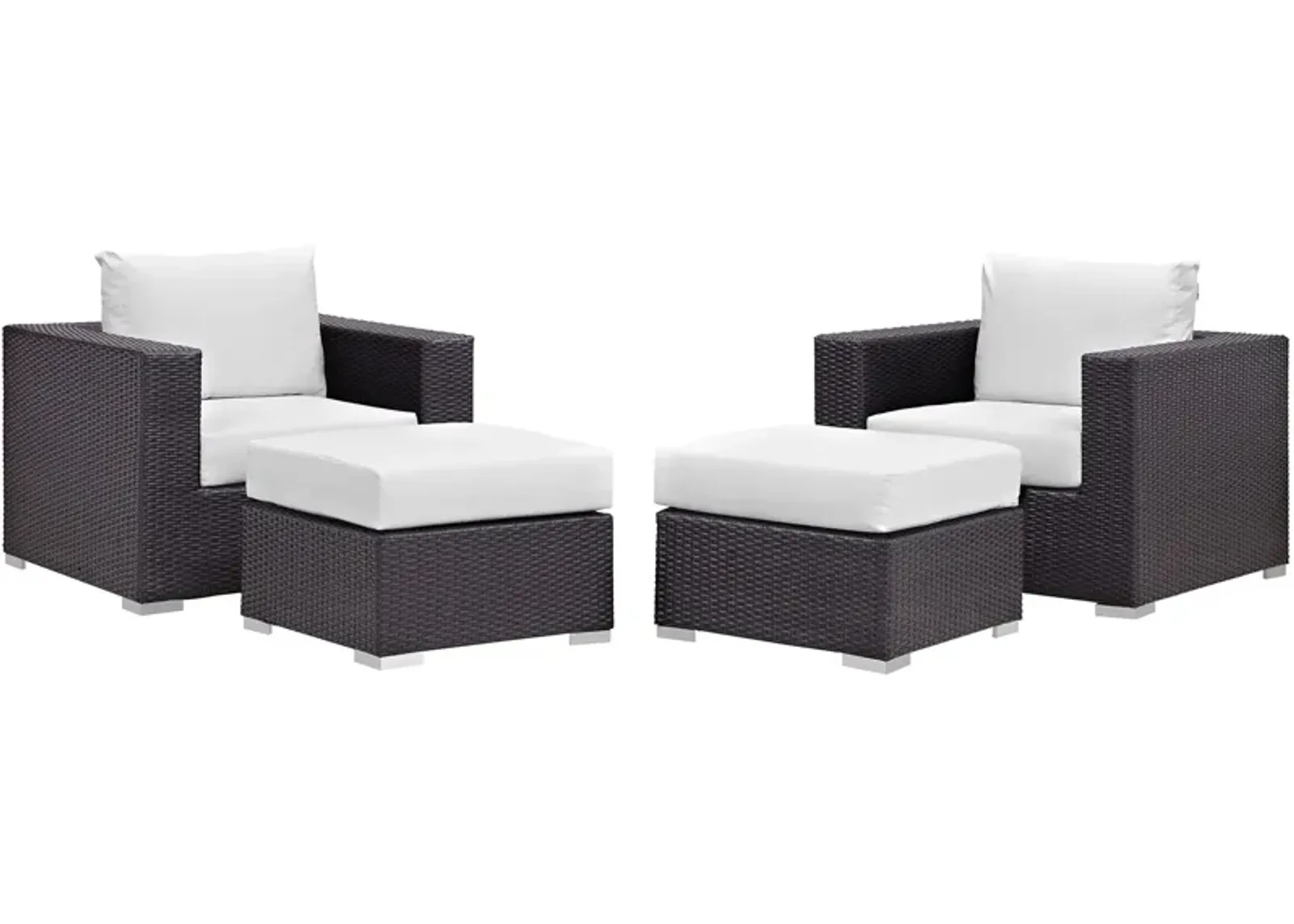 Convene 4-Piece Outdoor Armchair Set