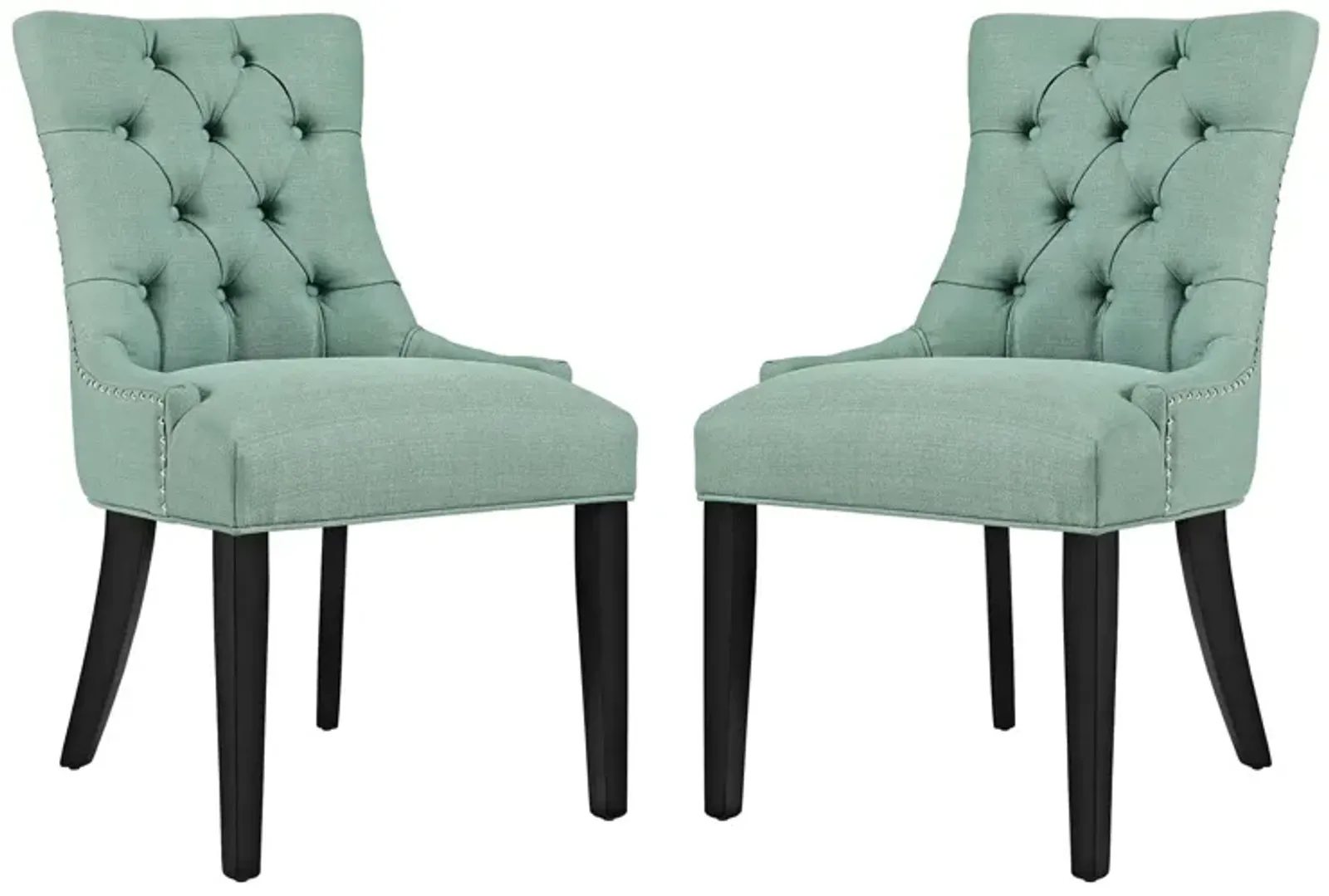 Regent Dining Side Chair Fabric Set of 2