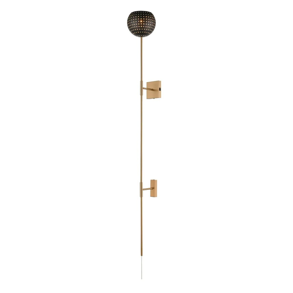 Scarab 66" High 1-Light Sconce - Satin Brass