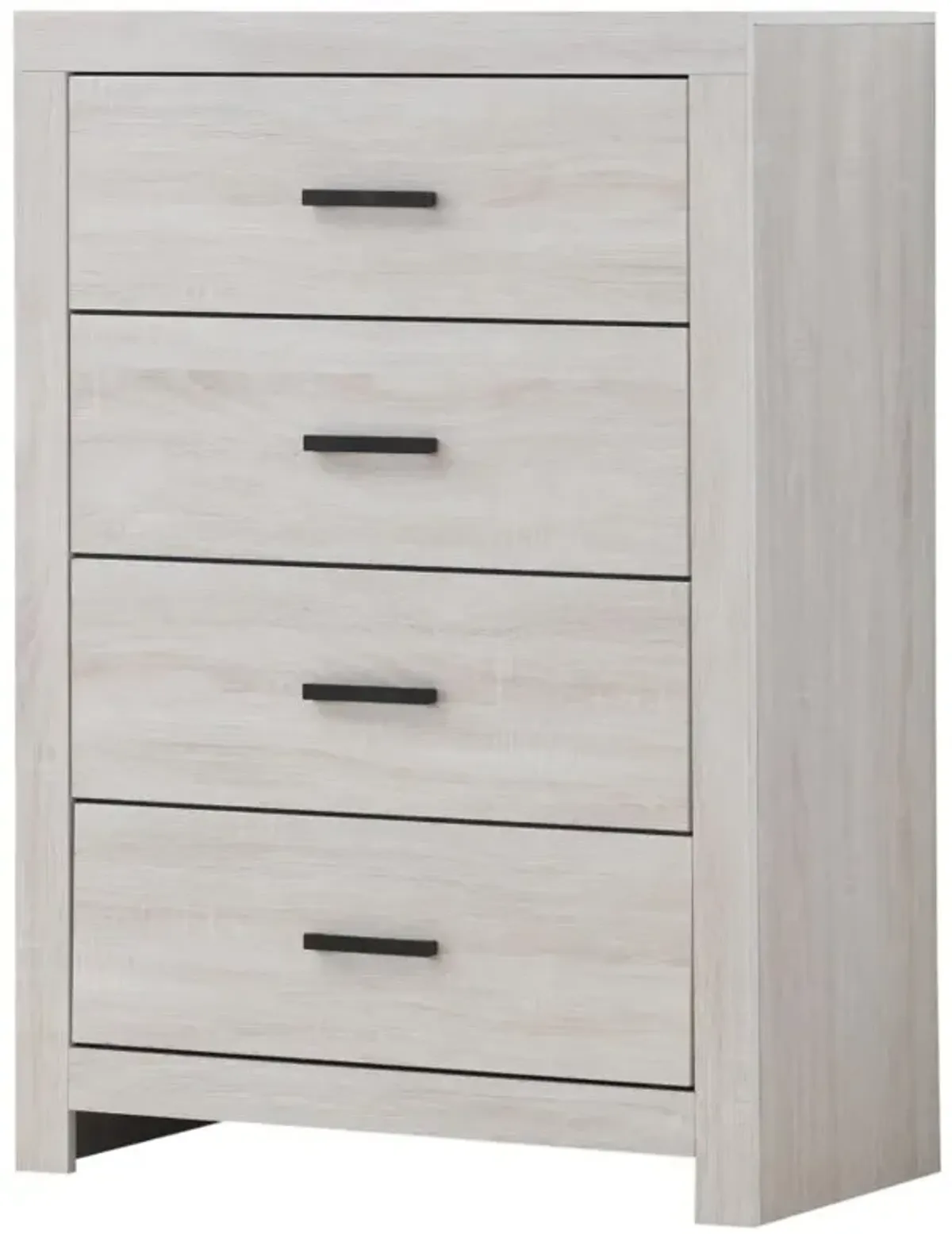 Abbie 4-Drawer Chest Coastal White