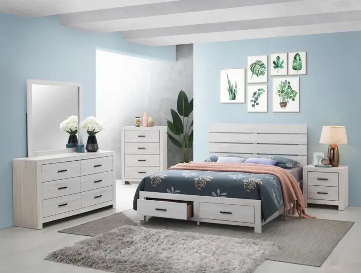 Abbie 4-Drawer Chest Coastal White