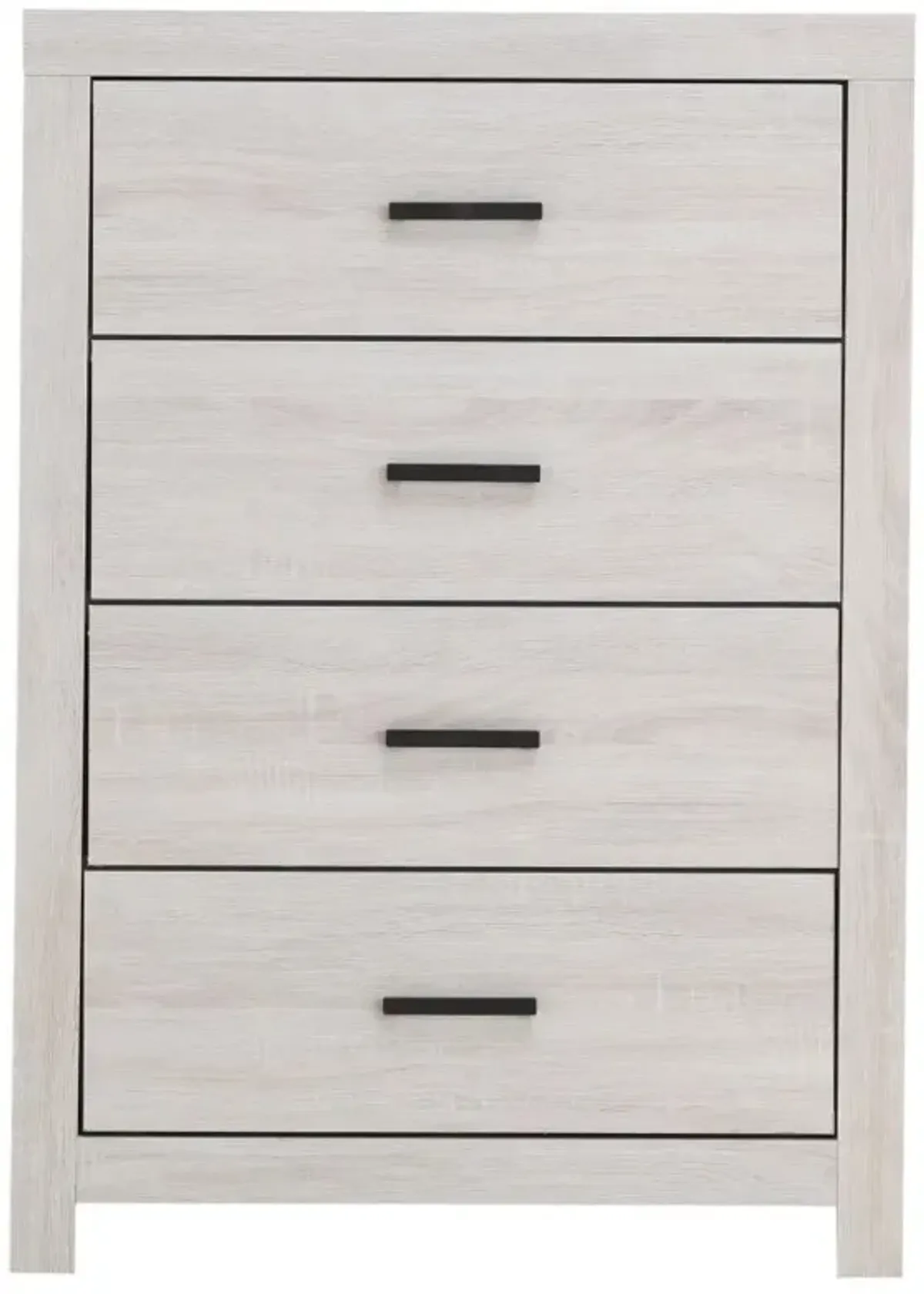 Abbie 4-Drawer Chest Coastal White