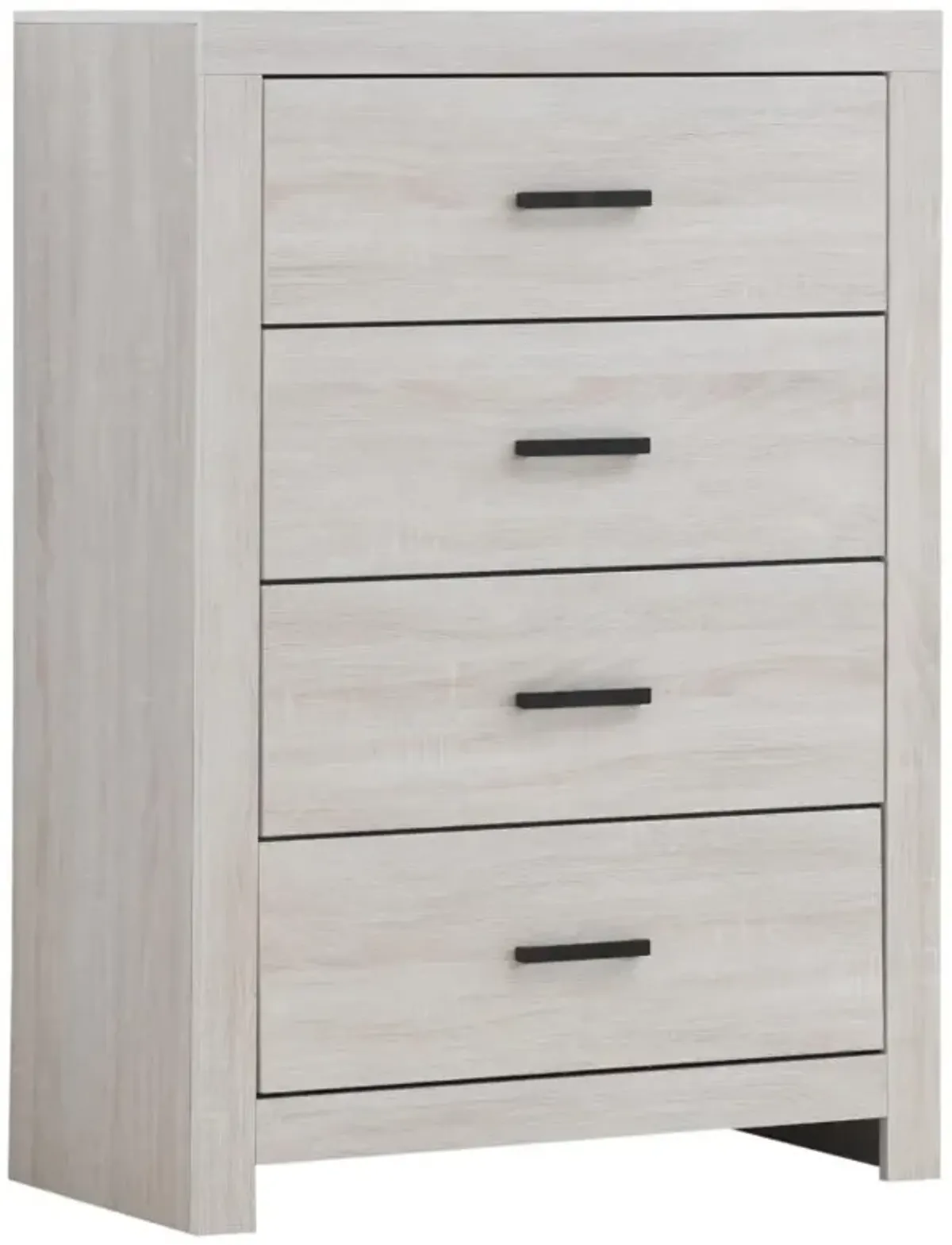 Abbie 4-Drawer Chest Coastal White