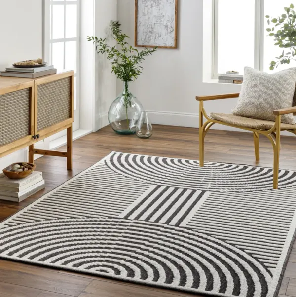 Lyna LYA-2313 3'3" x 5' Machine Woven Rug