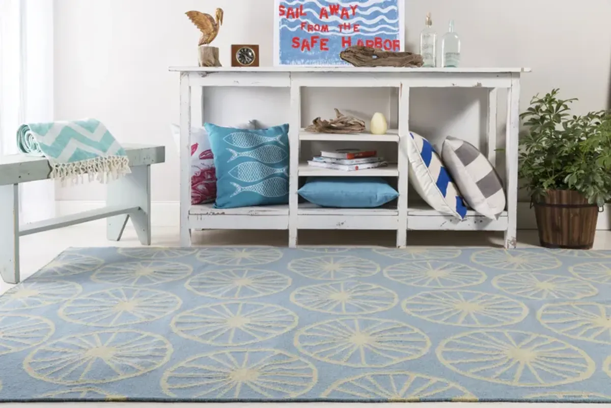 Yacht Club YTC-2018 2'6" x 8' Hand Made Rug