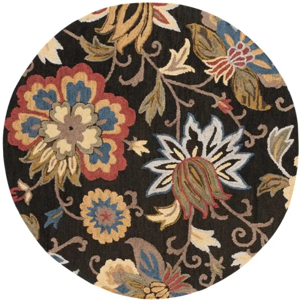 BLOSSOM Hand Tufted 6' x 6' Round area rug
