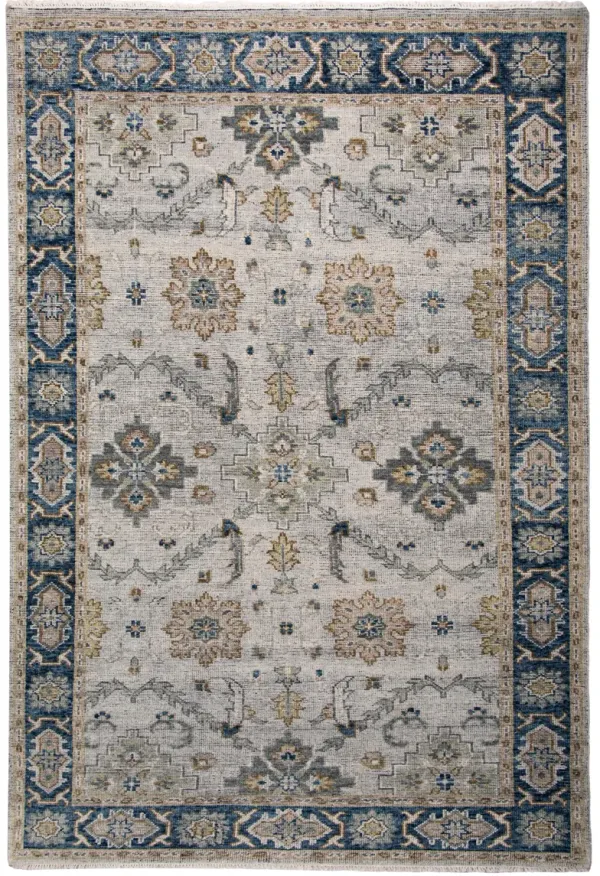 Centra Hand knotted Cut pile 8' x 10' Rug