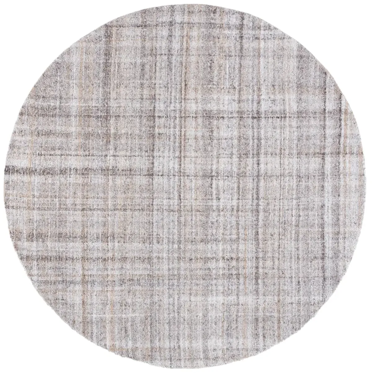 ABSTRACT Hand Tufted 6' x 6' Round area rug
