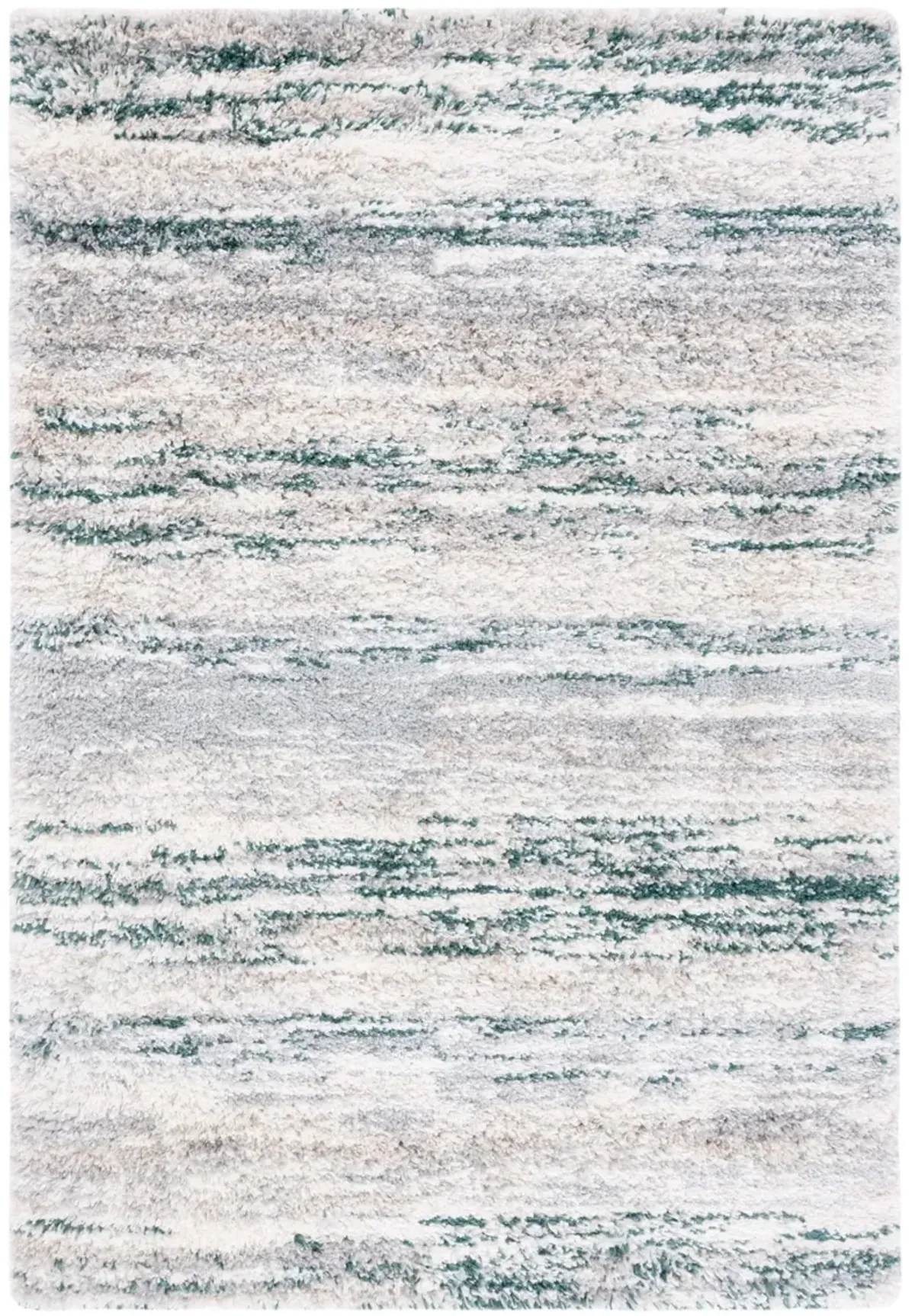 FONTANA SHAG 842 IVORY  5'-3' x 7'-6' Medium Rectangle Rug