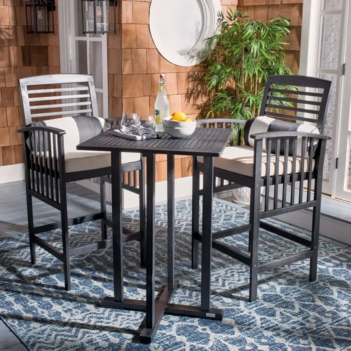 PATE 3 PC BAR 39.8 INCH H TABLE BISTRO SET