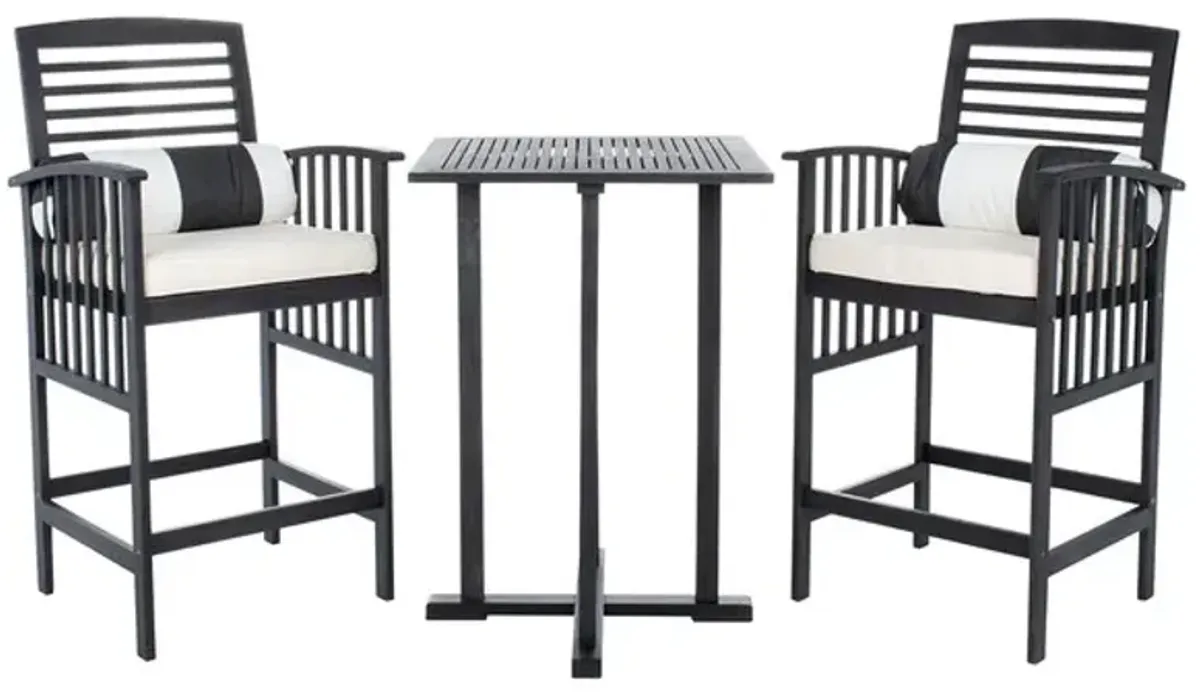 PATE 3 PC BAR 39.8 INCH H TABLE BISTRO SET