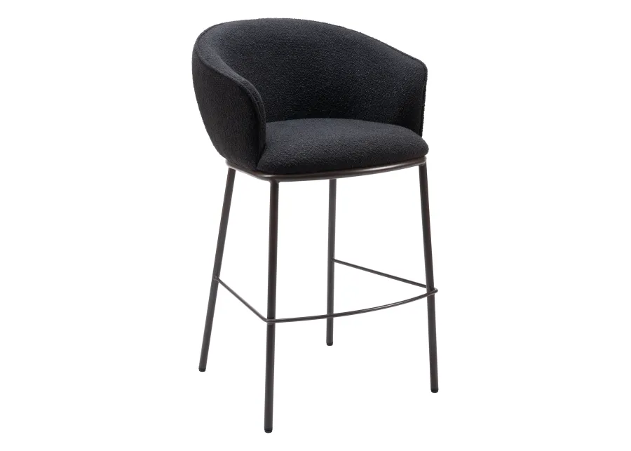 Essen Barstool Black & Bronze