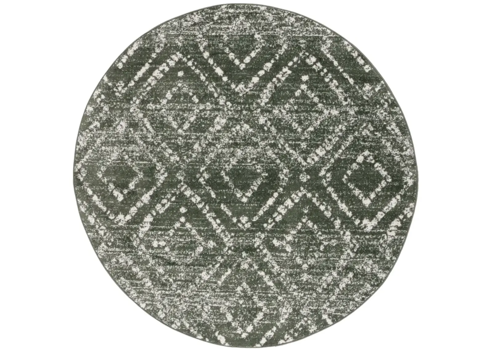 ADIRONDACK 131 DARK GREEN  6' x 6' Round Round Rug