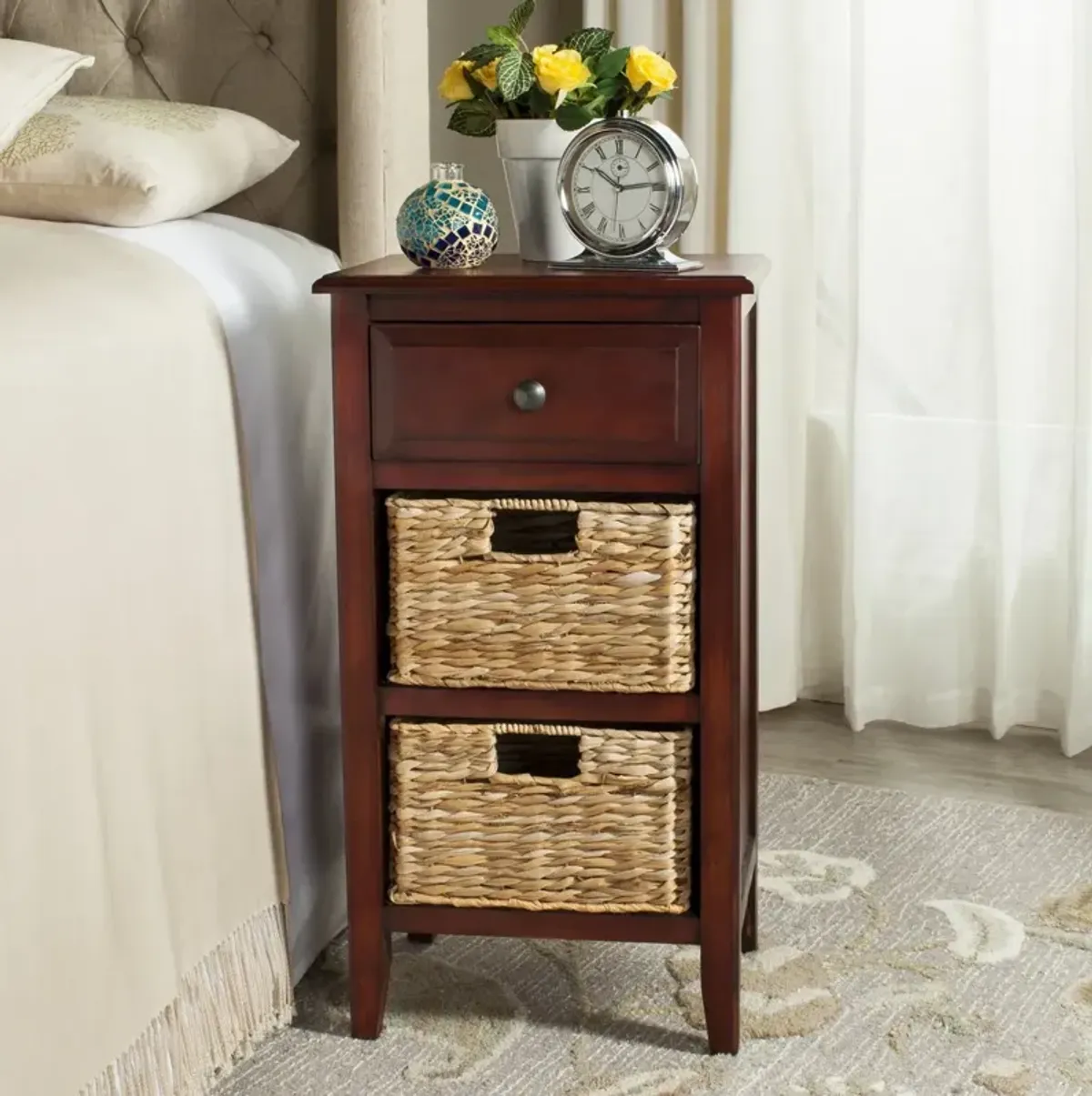 EVERLY DRAWER SIDE TABLE