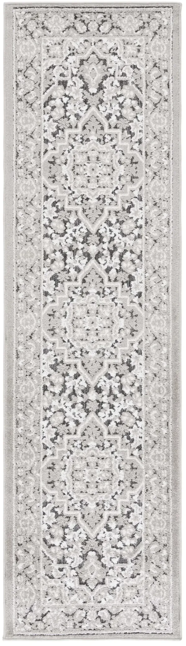 CABANA 636 GREY  2'-2' x 8' Runner Rug
