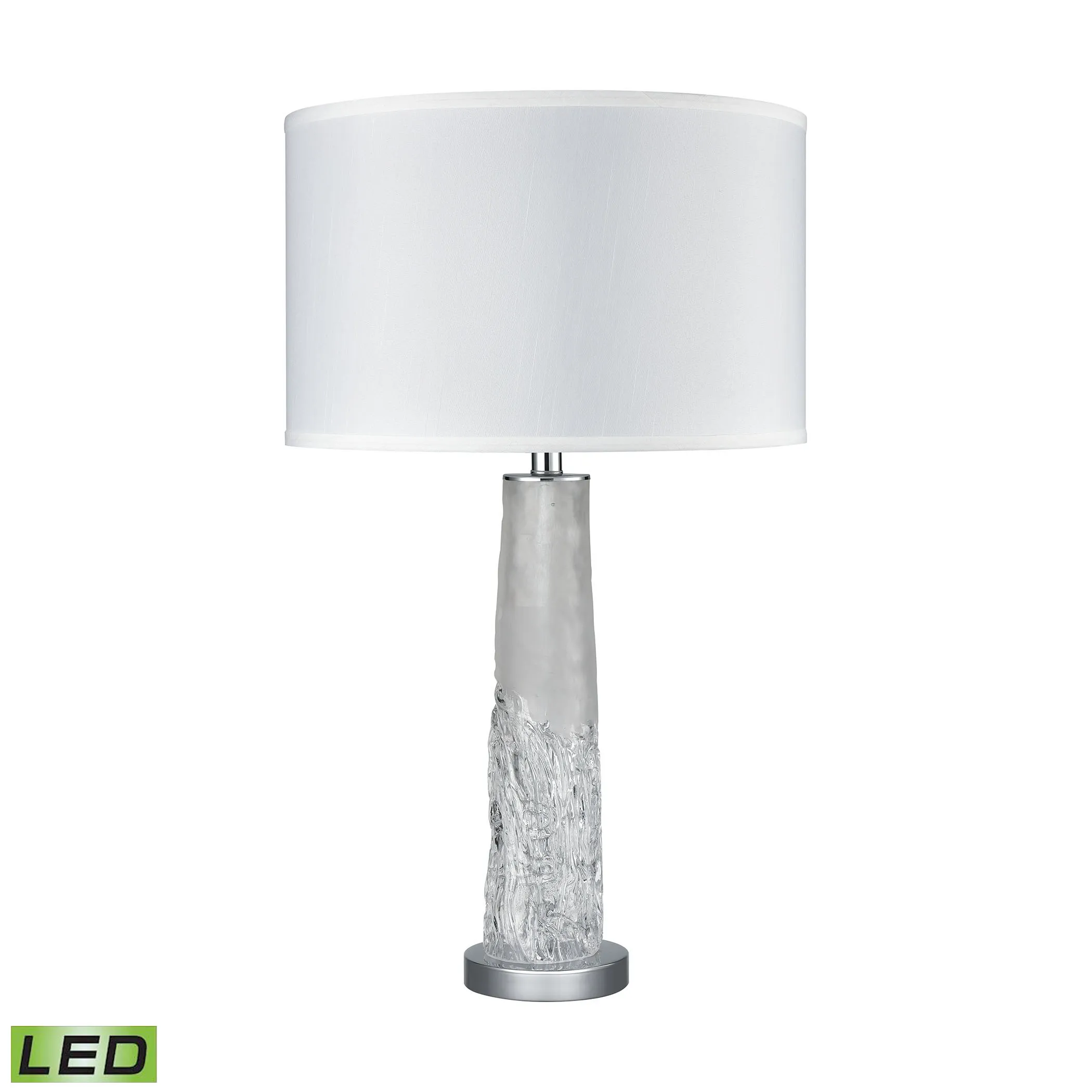 Juneau 30'' High 1-Light Table Lamp - Clear - Includes LED Bulb