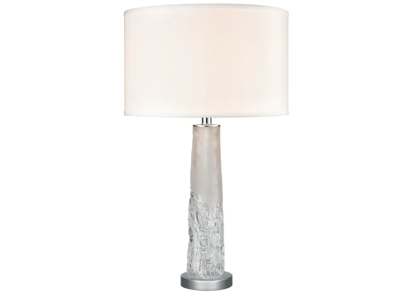 Juneau 30'' High 1-Light Table Lamp - Clear - Includes LED Bulb