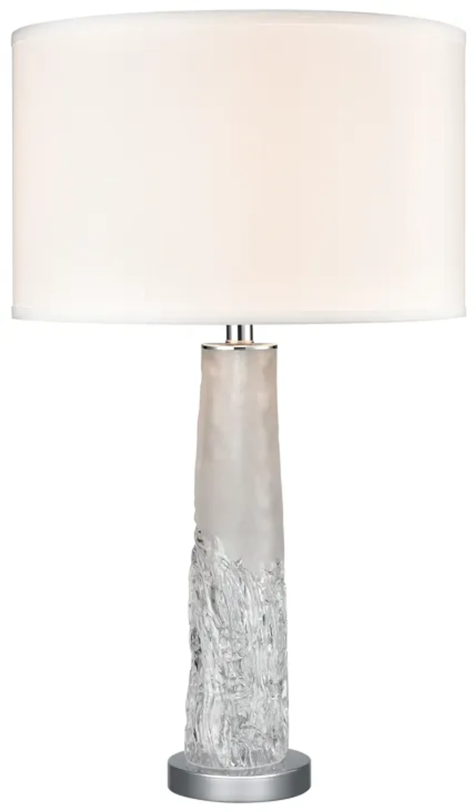 Juneau 30'' High 1-Light Table Lamp - Clear - Includes LED Bulb