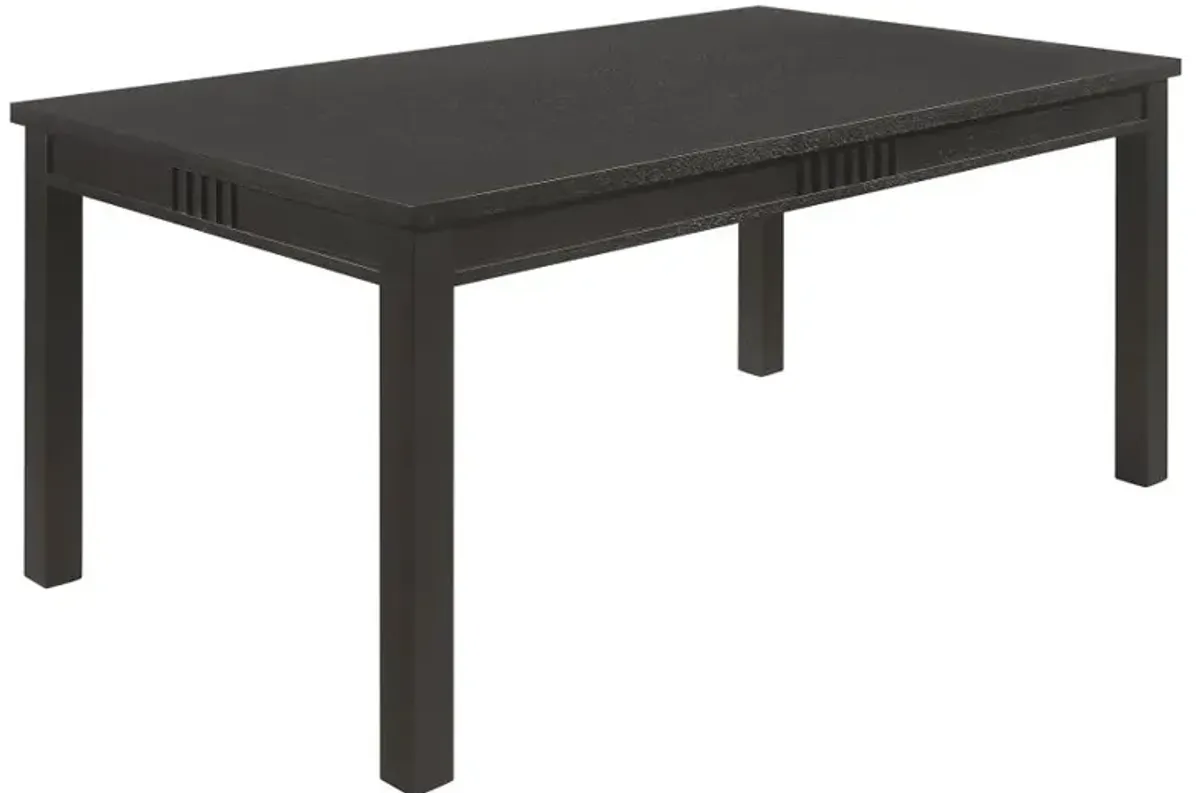 Marbrisa 5-piece Rectangular Dining Table Set Matte Black