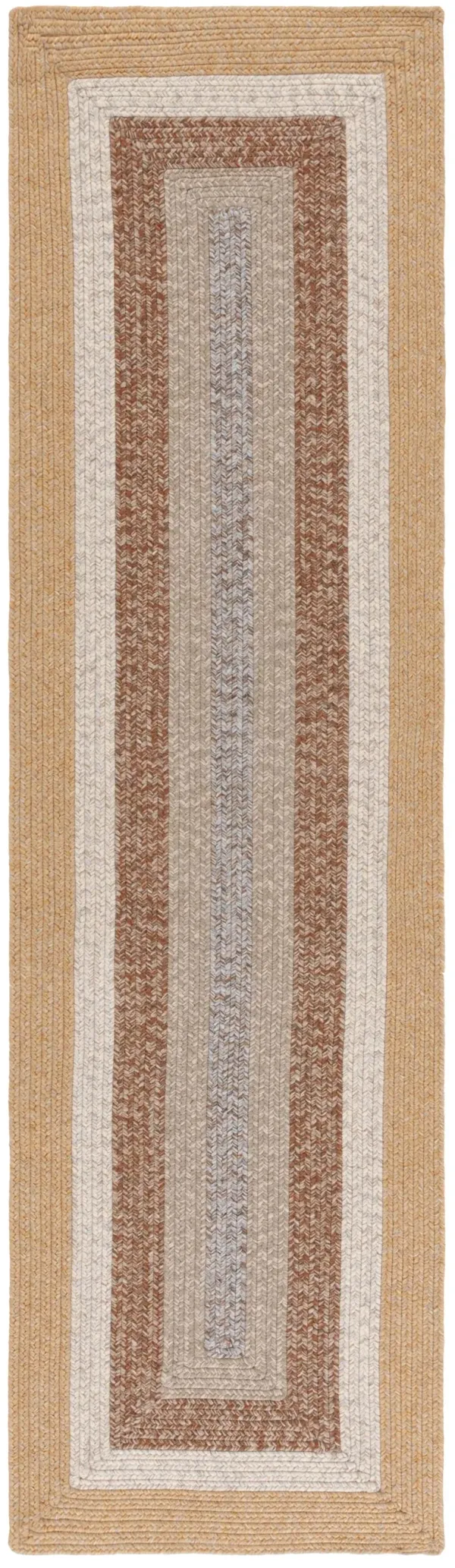 BRAIDED Hand Woven 2'-3' x 8' runner