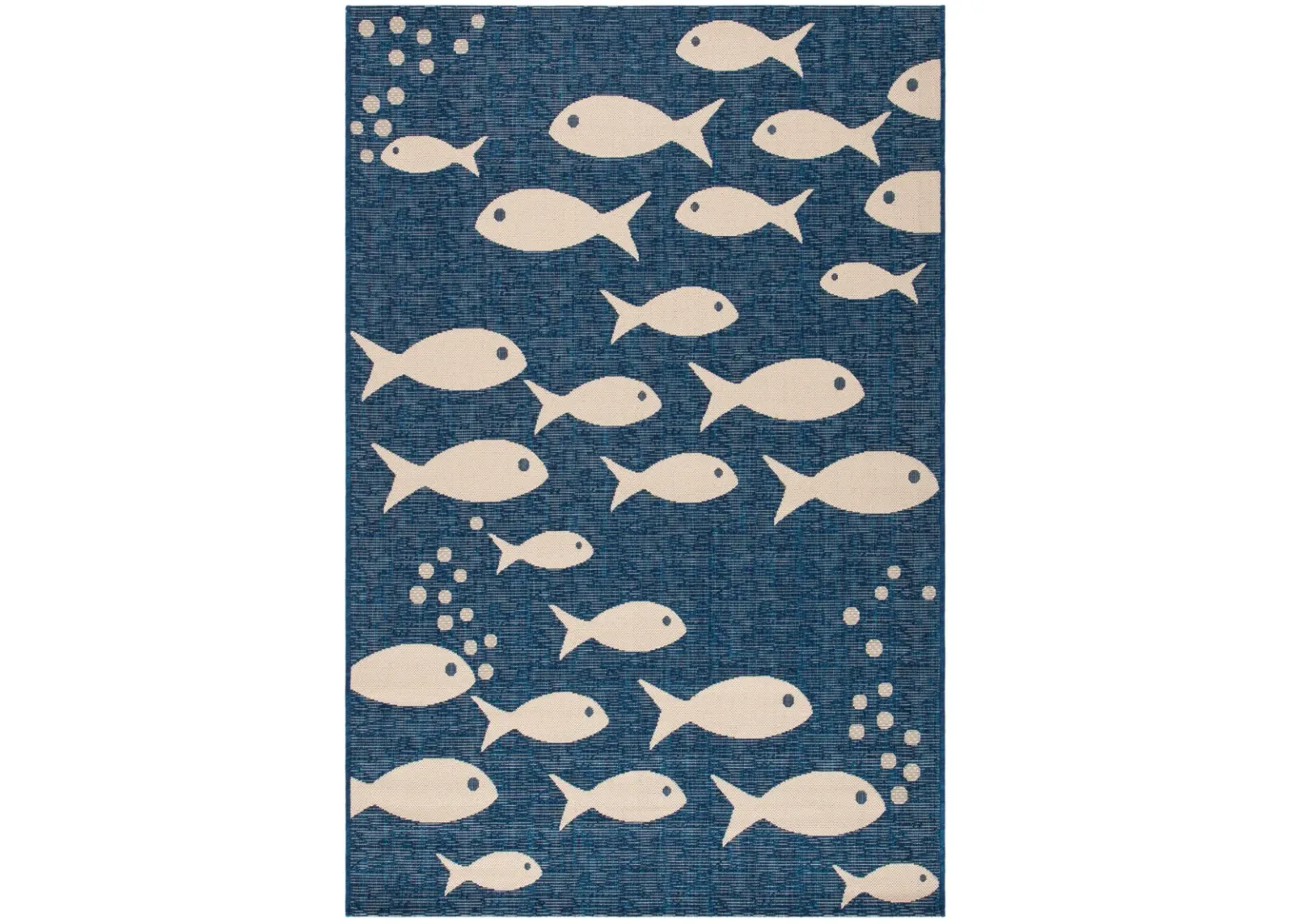 COURTYARD 6012 NAVY  2'-3' x 5' Accent Rug