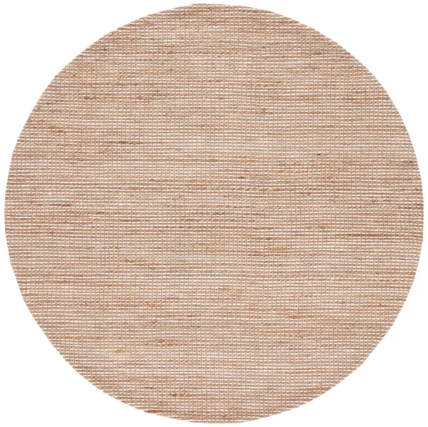 NATURAL FIBER Hand Tufted 8' x 8' Round area rug