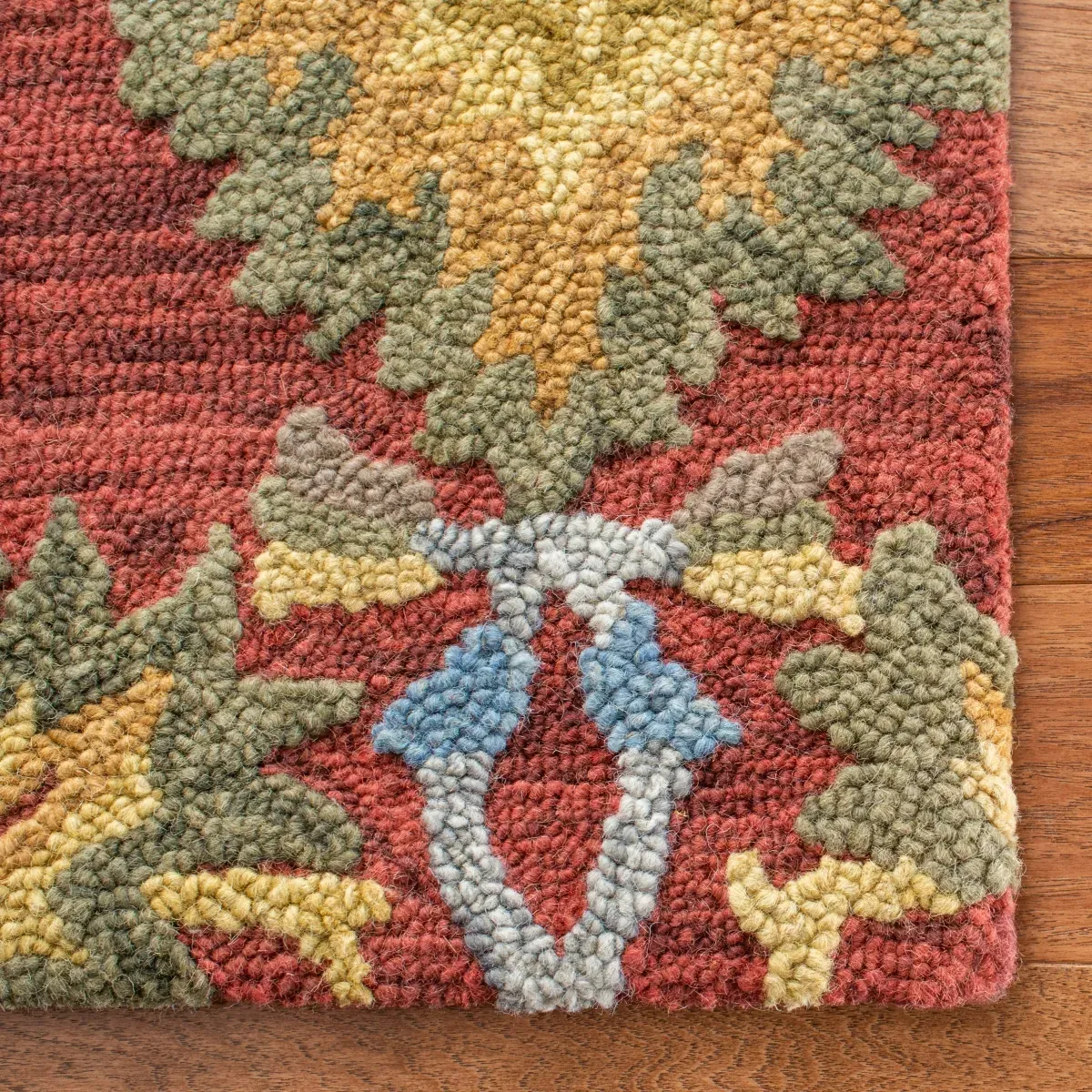 BLOSSOM 402 RED  2'-3' x 20' Runner Rug