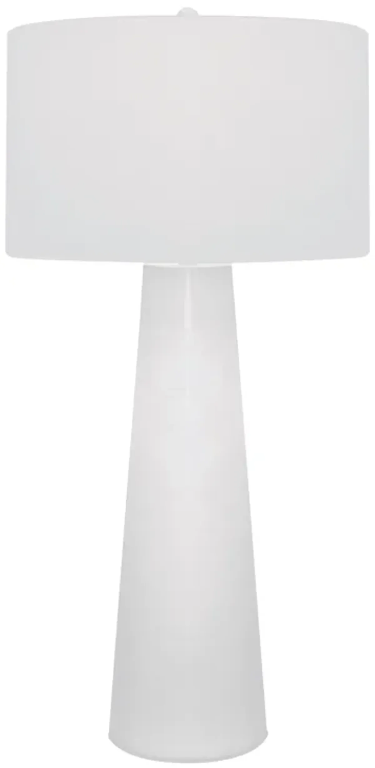 Obelisk 36" High 1-Light Table Lamp - White