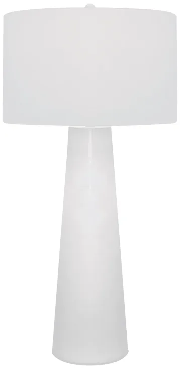 Obelisk 36" High 1-Light Table Lamp - White