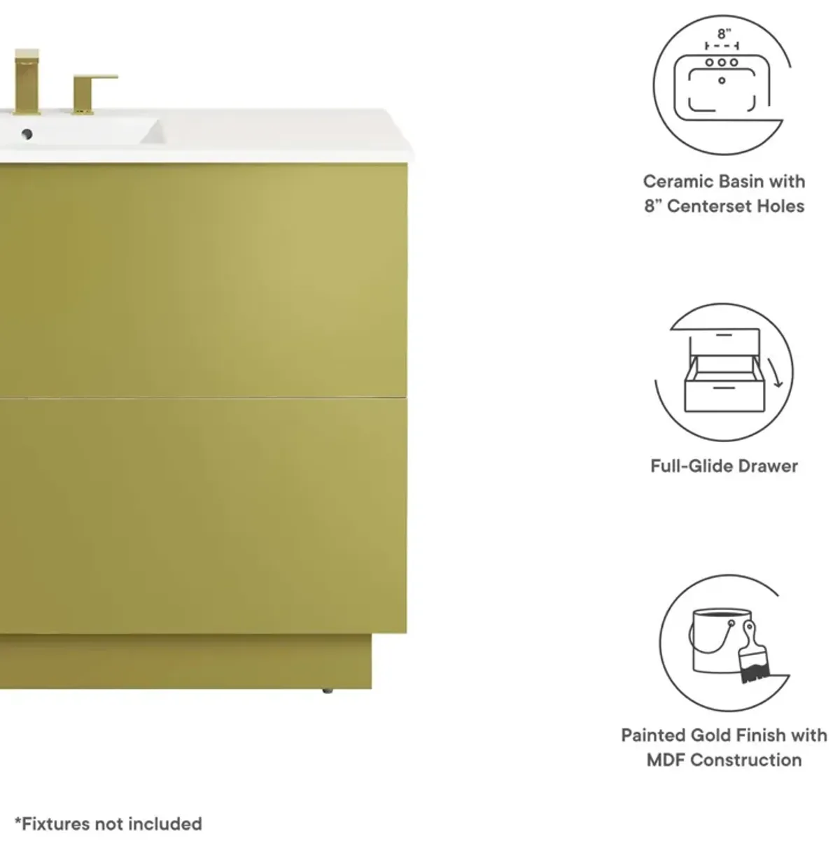 Quantum 48" Single Sink Bathroom Vanity