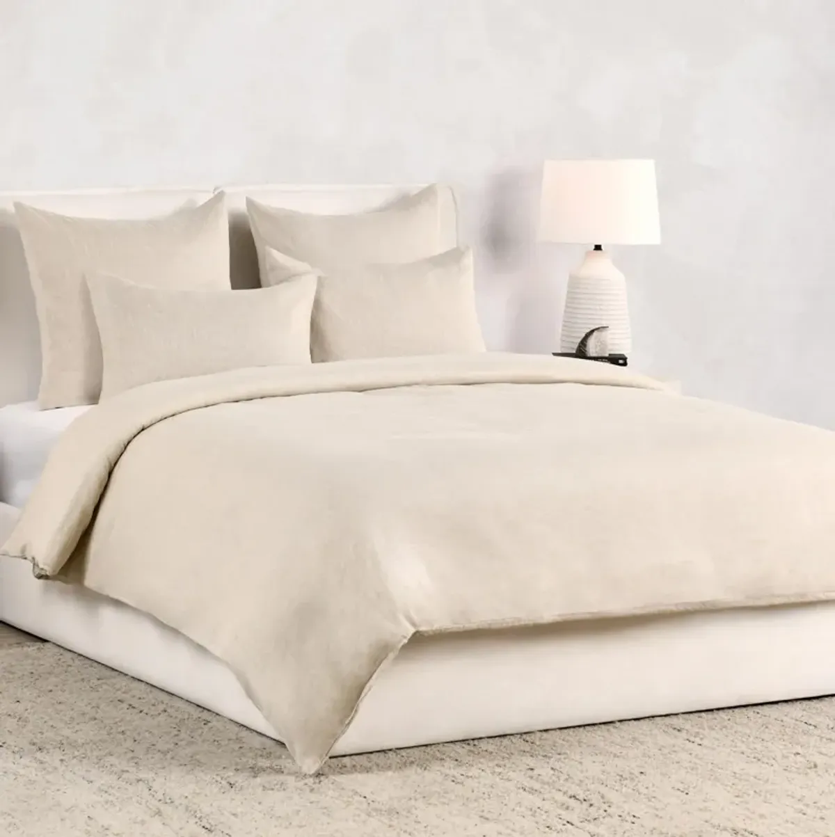 Jayson Linen Cashmere King Beige Duvet