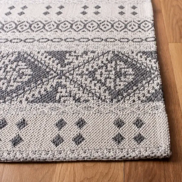 AUGUSTINE 445 ANTHRACITE  2' x 8' Runner Rug