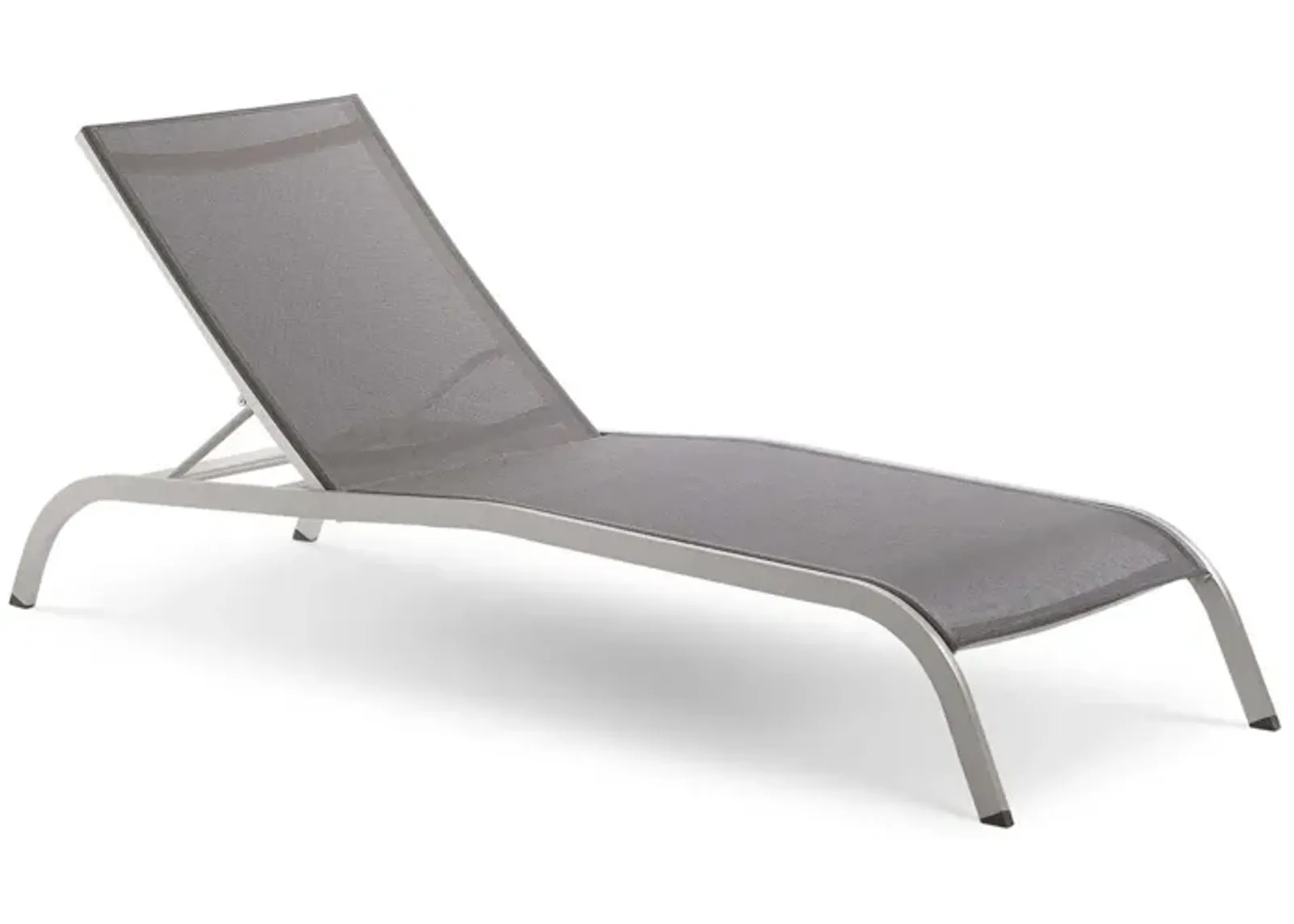 Savannah Mesh Chaise Outdoor Patio Aluminum Lounge Chair