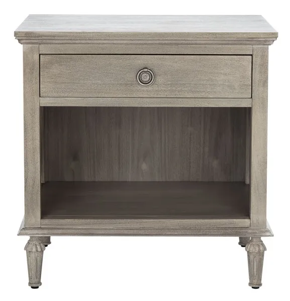 Lisabet 1 Drawer Wood Nightstand