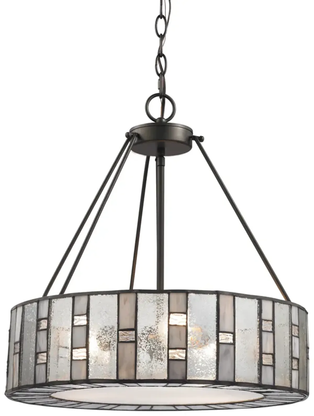 Ethan 18" Wide 3-Light Chandelier - Tiffany Bronze