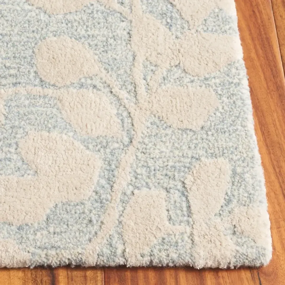 GLAMOUR 542 BLUE  6' x 6' Square Square Rug