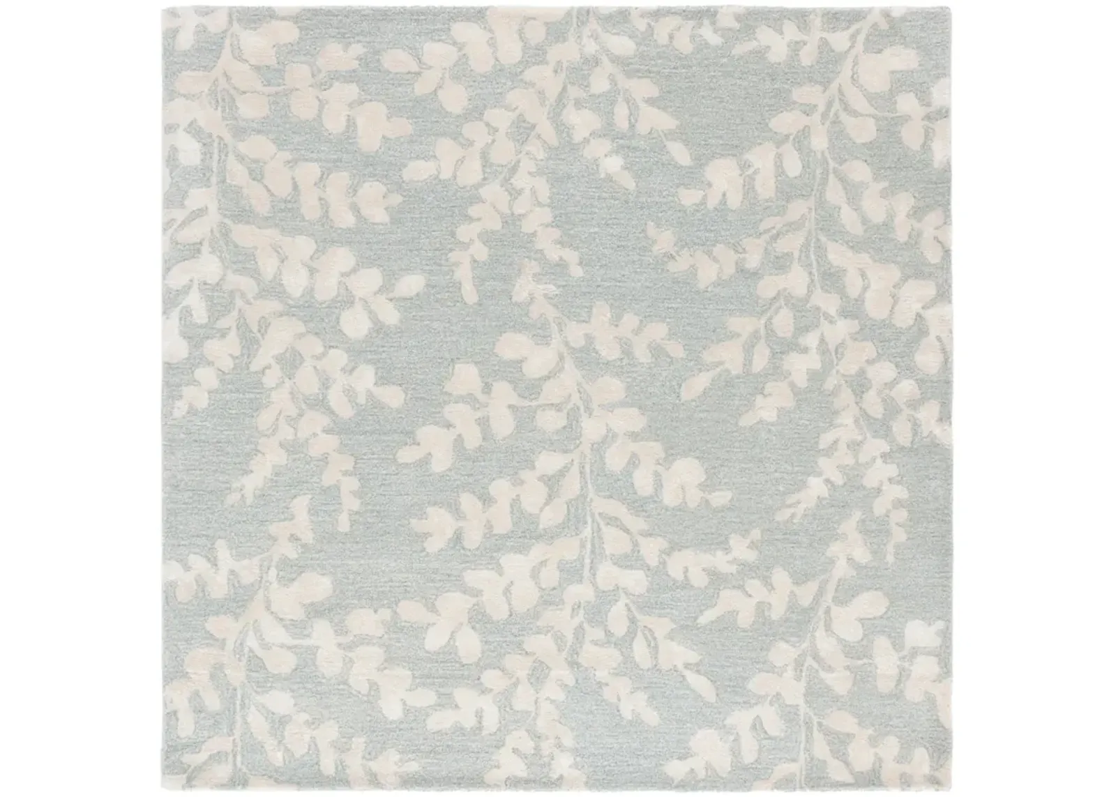 GLAMOUR 542 BLUE  6' x 6' Square Square Rug