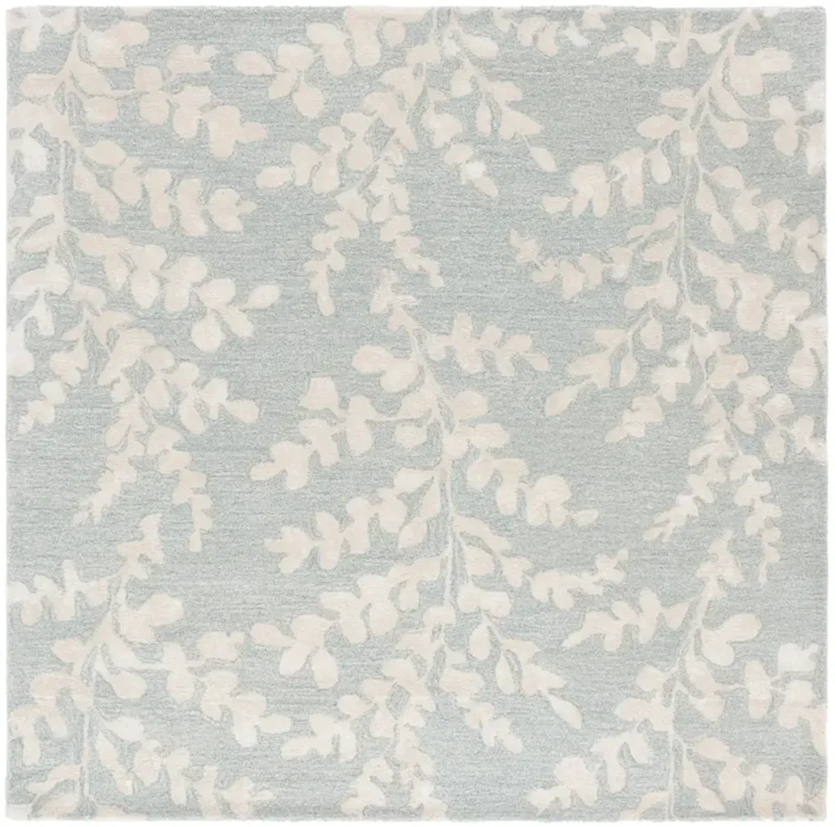 GLAMOUR 542 BLUE  6' x 6' Square Square Rug